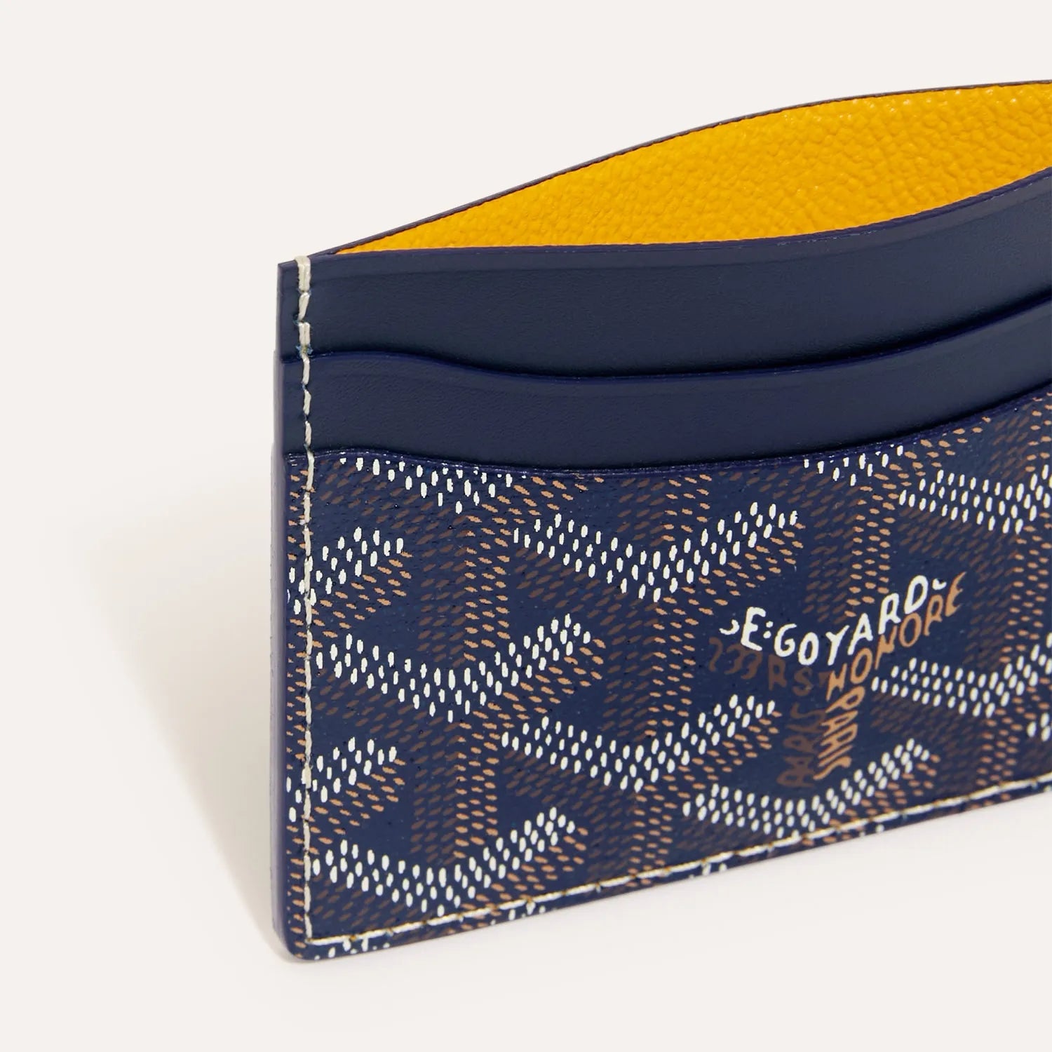 Goyard Saint Sulpice Card Holder Navy Blue – Lisabona Streetwear