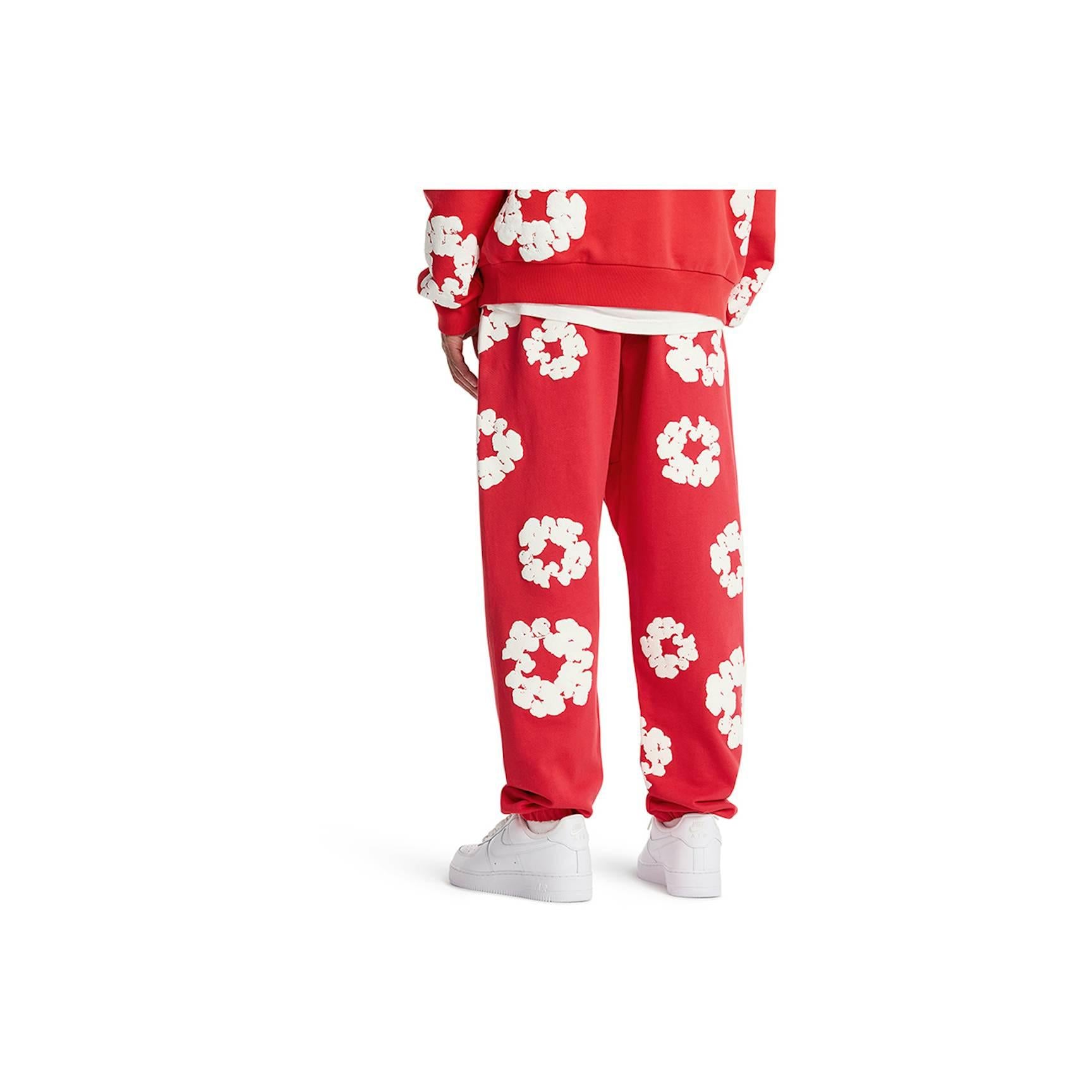 Denim Tears The Cotton Wreath SweatpantRed