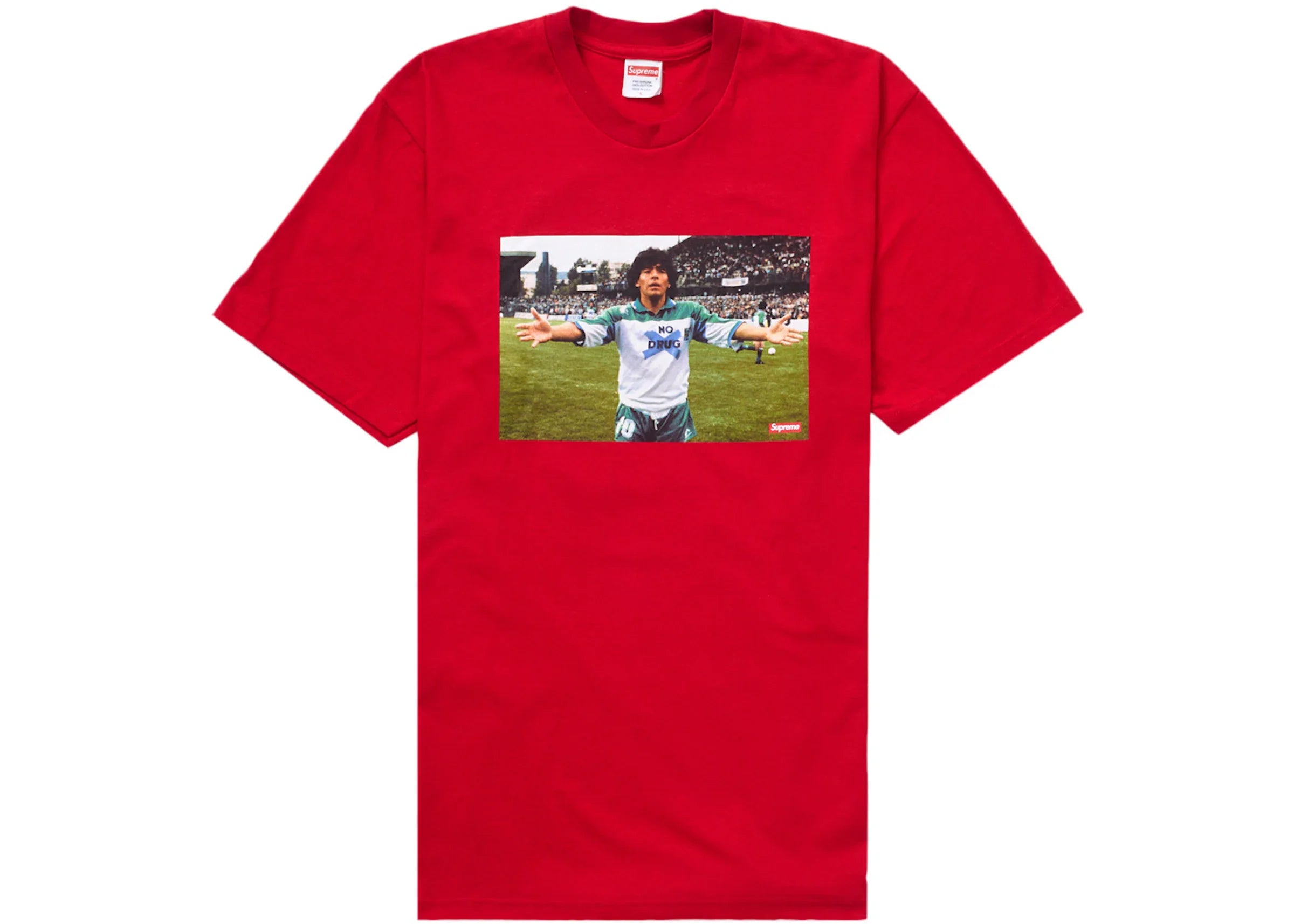 Supreme T-shirt - Maradona Red