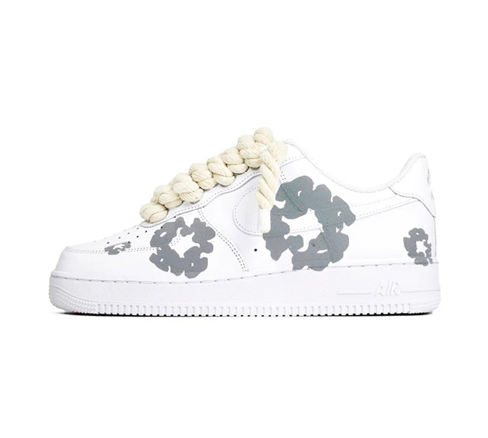Nike Air Force 1 Low Rope Laces - Denim Tears Cream