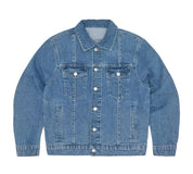 Corteiz C-Star Denim Trucker Jacket - Washed Blue