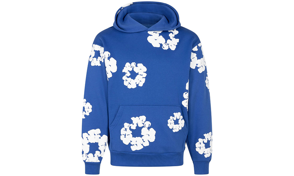 Denim Tears The Cotton Wreath Sweatshirt - Blue