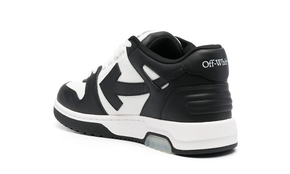 OFF-WHITE OUT OF OFFICE LOW TOPS - BLACK & WHITE